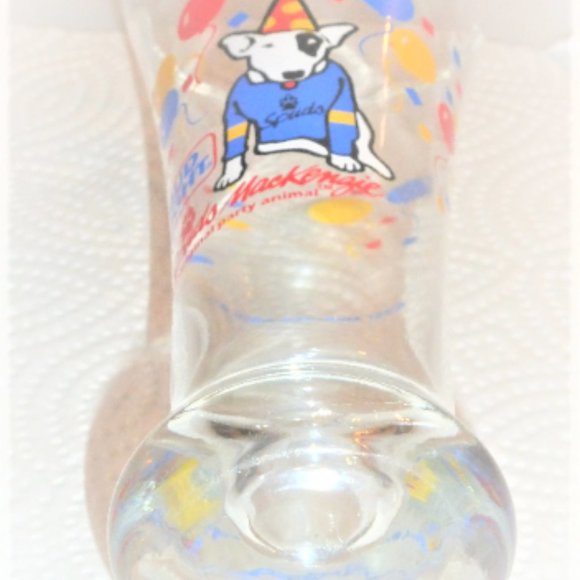 1987 BUD Light BEER Glass Anheuser Busch Inc. Spuds MacKenzie Party Animal - Picture 6 of 8